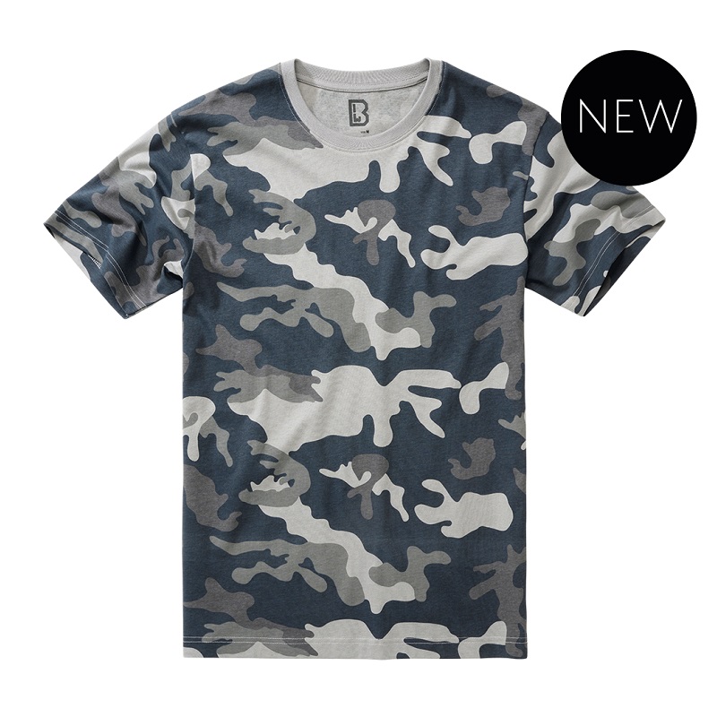 Brandit Basic T-Shirt grey-camo Brandit Basic T-Shirt grey-camo