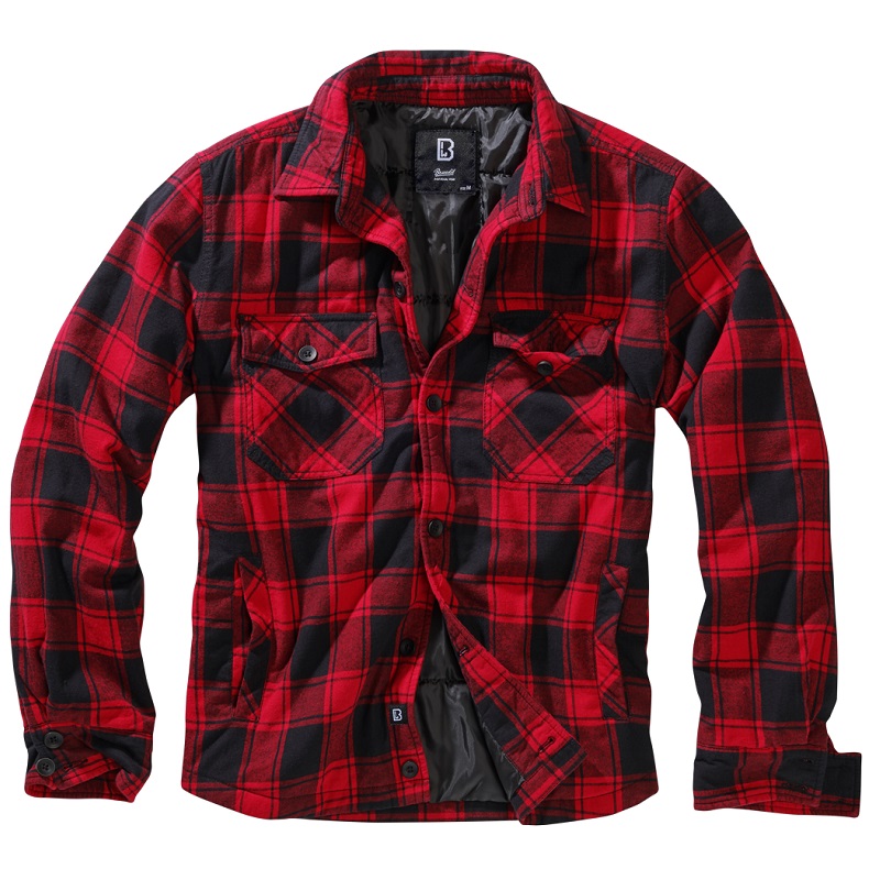 Brandit Lumber Jacket red-black Brandit Lumber Jacket red-black
