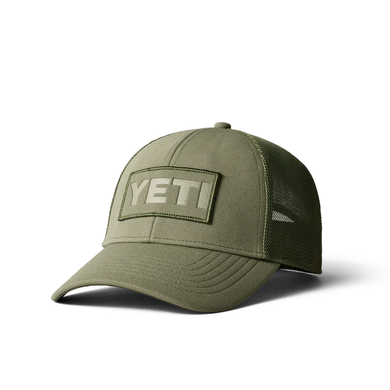 YETI Trucker Cap Patch on Patch oliv YETI Trucker Cap Patch on Patch oliv