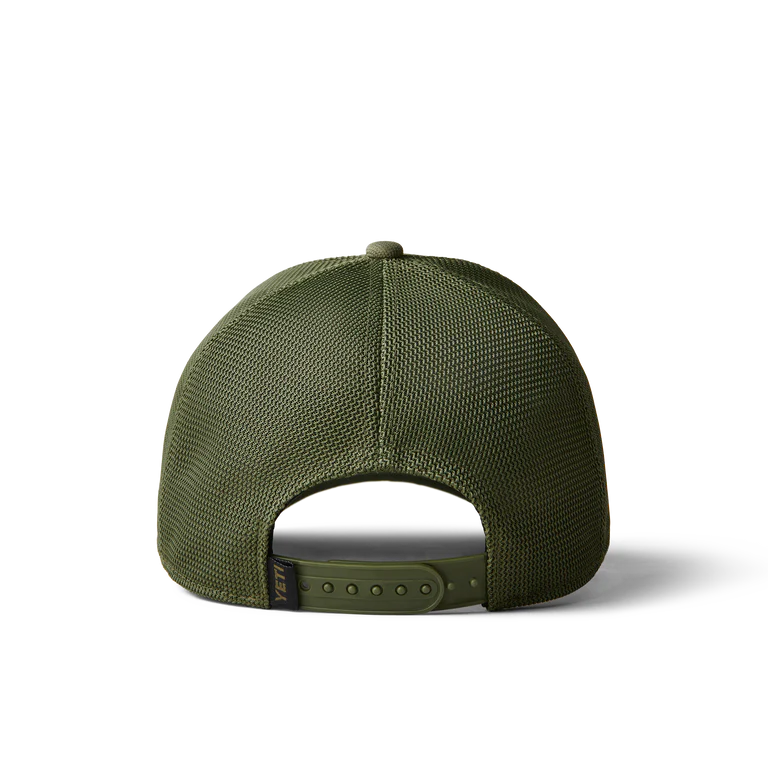 YETI Trucker Cap Patch on Patch oliv YETI Trucker Cap Patch on Patch oliv