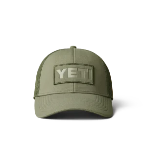 YETI Trucker Cap Patch on Patch oliv