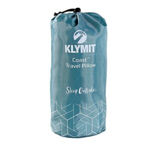 Klymit Coast Travel Pillow blau