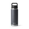 YETI Rambler Bottle 26 oz charcoal