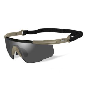Wileyx Schutzbrille SABER ADVANCE Clear/Smoke Grey/Light Rust