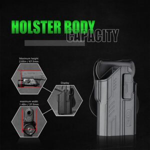 Cytac R-Defender Paddle Holster Light Bearing für GLOCK 17