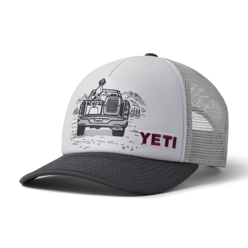 YETI Trucker Cap Kids Pup in a Truck grey YETI Trucker Cap Kids Pup in a Truck grey
